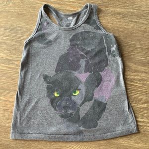 Old Navy Grey Panther Tank Girls M (8)